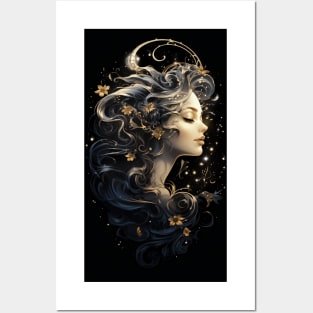 Moon Goddess 04 Posters and Art